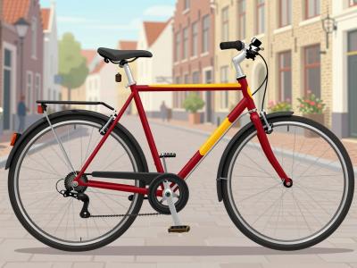 AI-generated illustration of Kampen Bike Rental and Tours