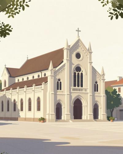 AI-generated illustration of Kerkplein (Church Square)