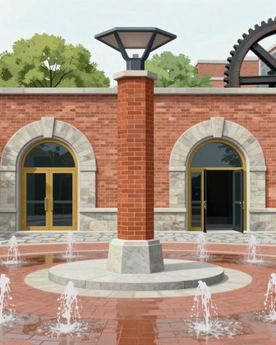 AI-generated illustration of Maaklabs (in Schoenenkwartier)