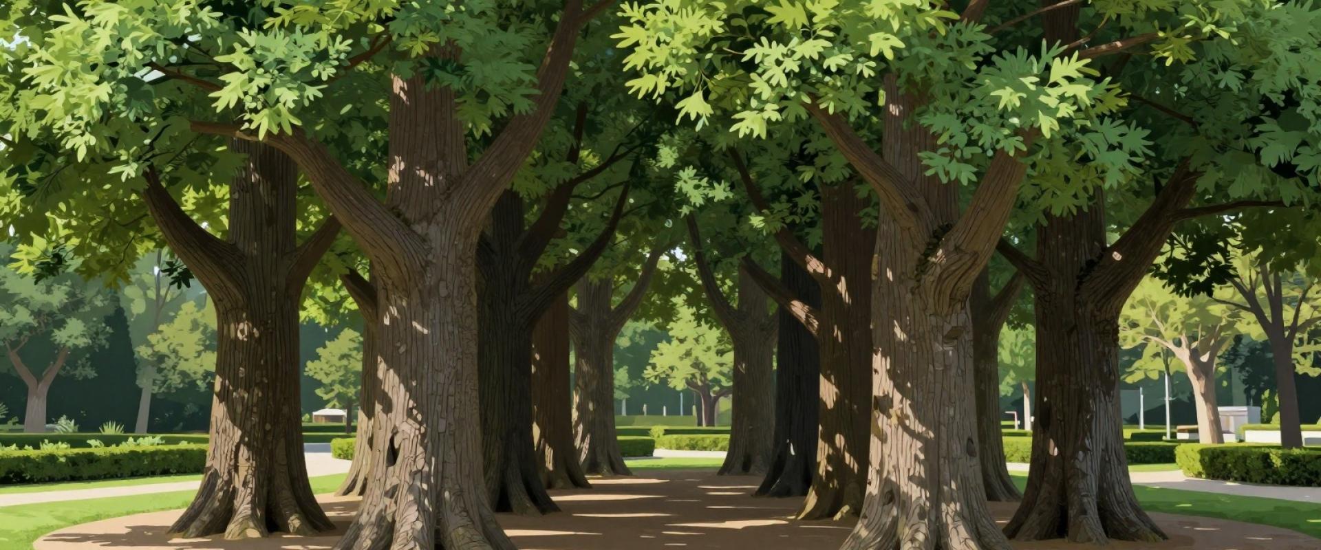 AI-generated illustration of Park de Doolhof