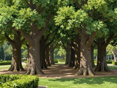 AI-generated illustration of Park de Doolhof