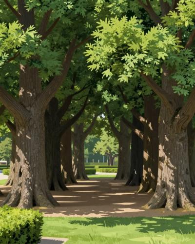 AI-generated illustration of Park de Doolhof