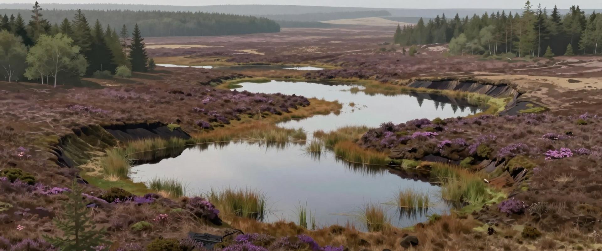 Ponds, marshlands, and heathlands