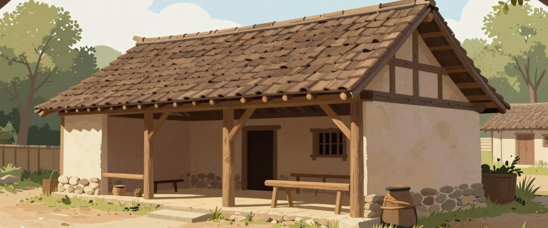 AI-generated illustration of Prehistoric Village (PreHistorisch Dorp)