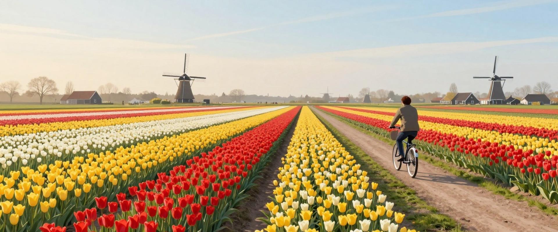 Tulip Fields Beyond Lisse