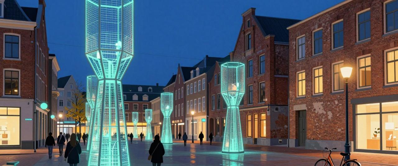 Illustrative header image for GLOW Eindhoven 2026 and the City's Light Art and Design Scene