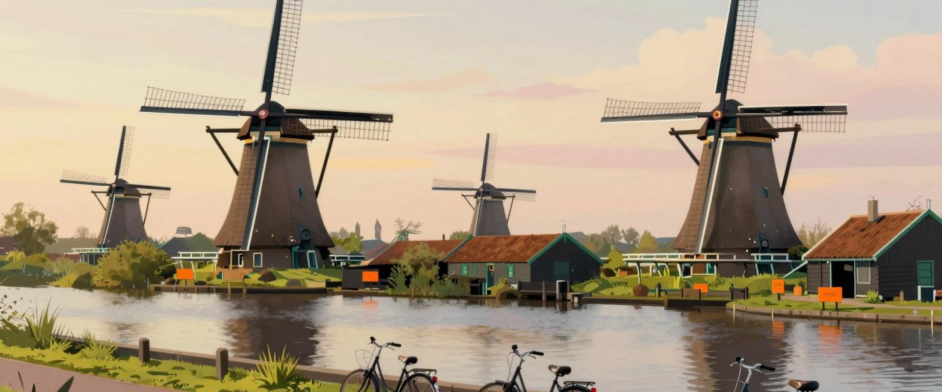 Windmill Hopping in Kinderdijk