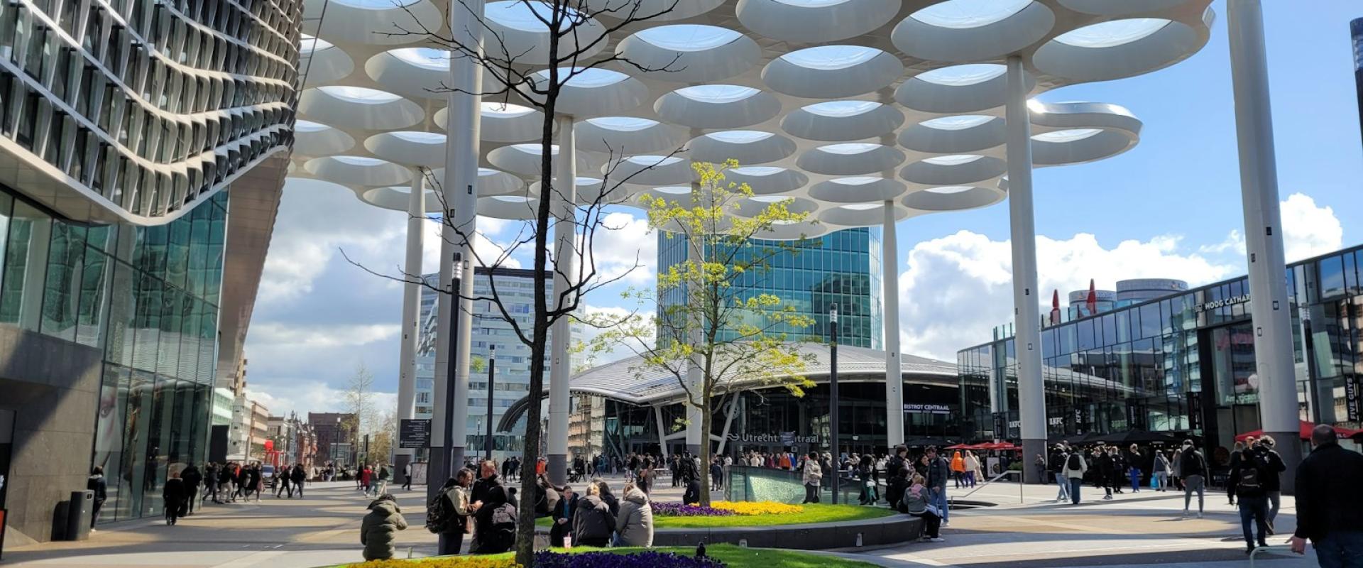 Busiest train station in the Netherlands (Utrecht Centraal)
