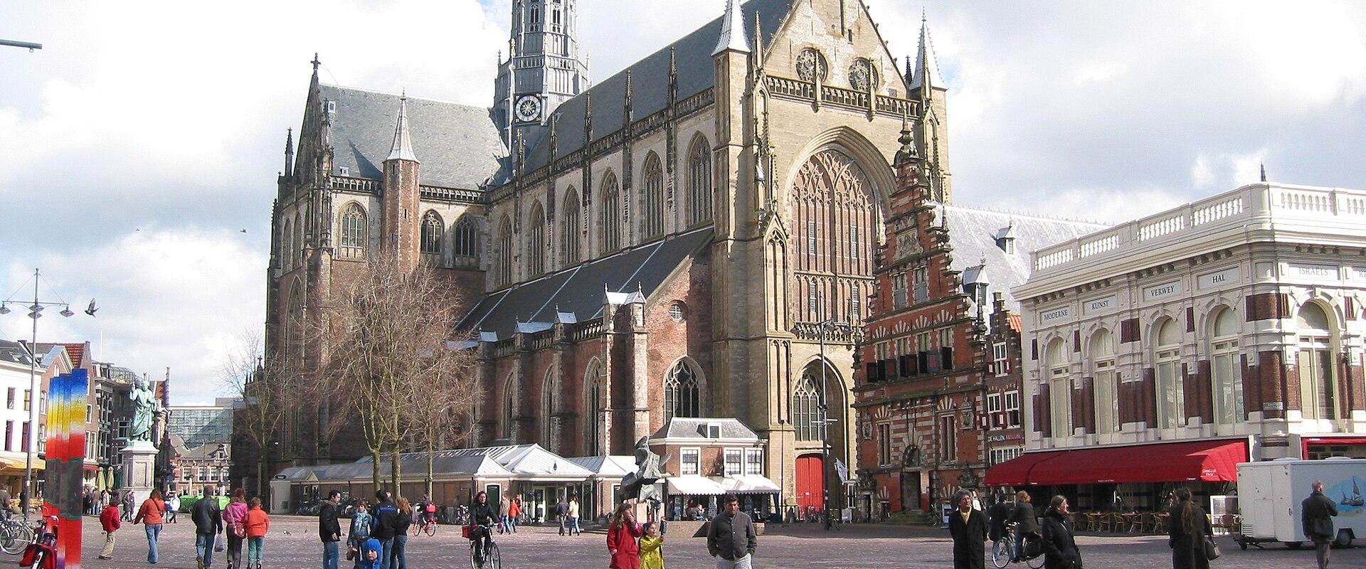 The Grote Kerk (St. Bavo) on the Grote Markt in Haarlem