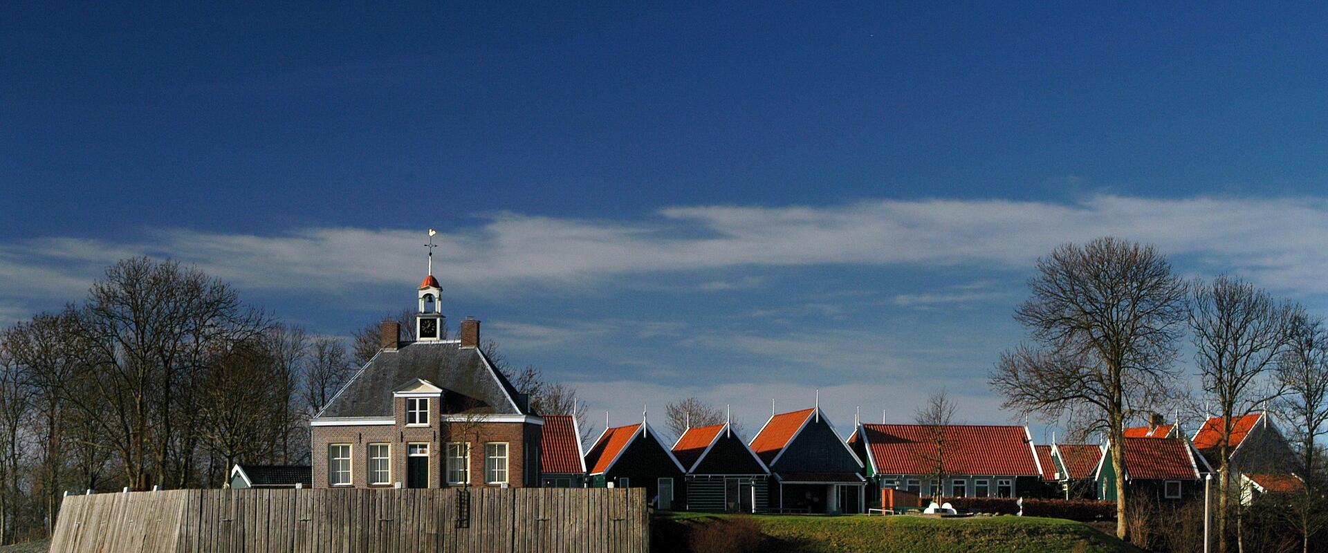 The church-museum on the former island of Schokland