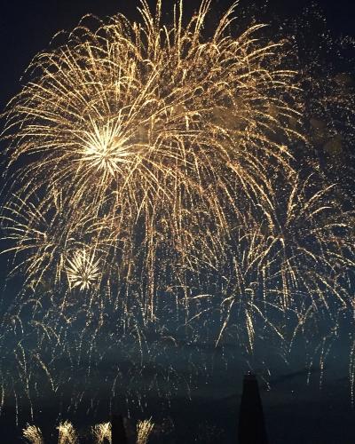 Scheveningen summer beach fireworks (Netherlands 2017) (36539847286)