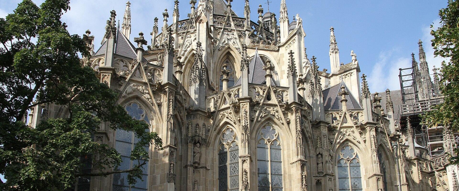 The Gothic choir of St. John's Cathedral in 's-Hertogenbosch