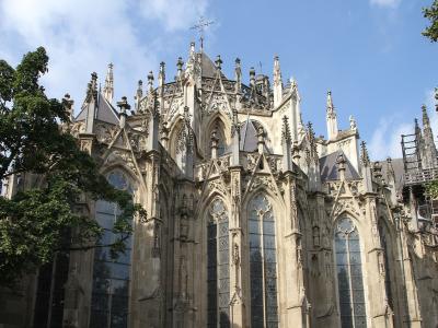 The Gothic choir of St. John's Cathedral in 's-Hertogenbosch