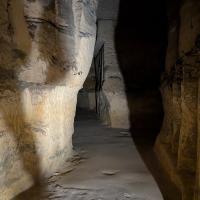 A passage in the marl tunnels of Sint-Pietersberg, Maastricht