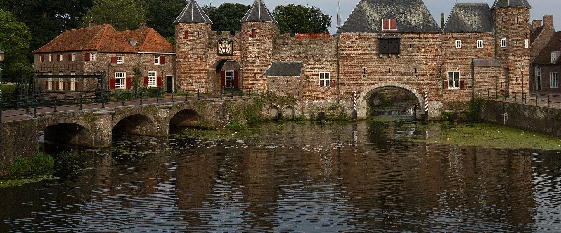 The Koppelpoort water gate in Amersfoort old town