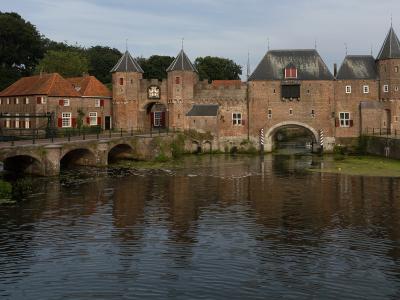 The Koppelpoort water gate in Amersfoort old town