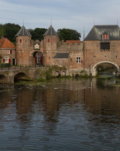 The Koppelpoort water gate in Amersfoort old town