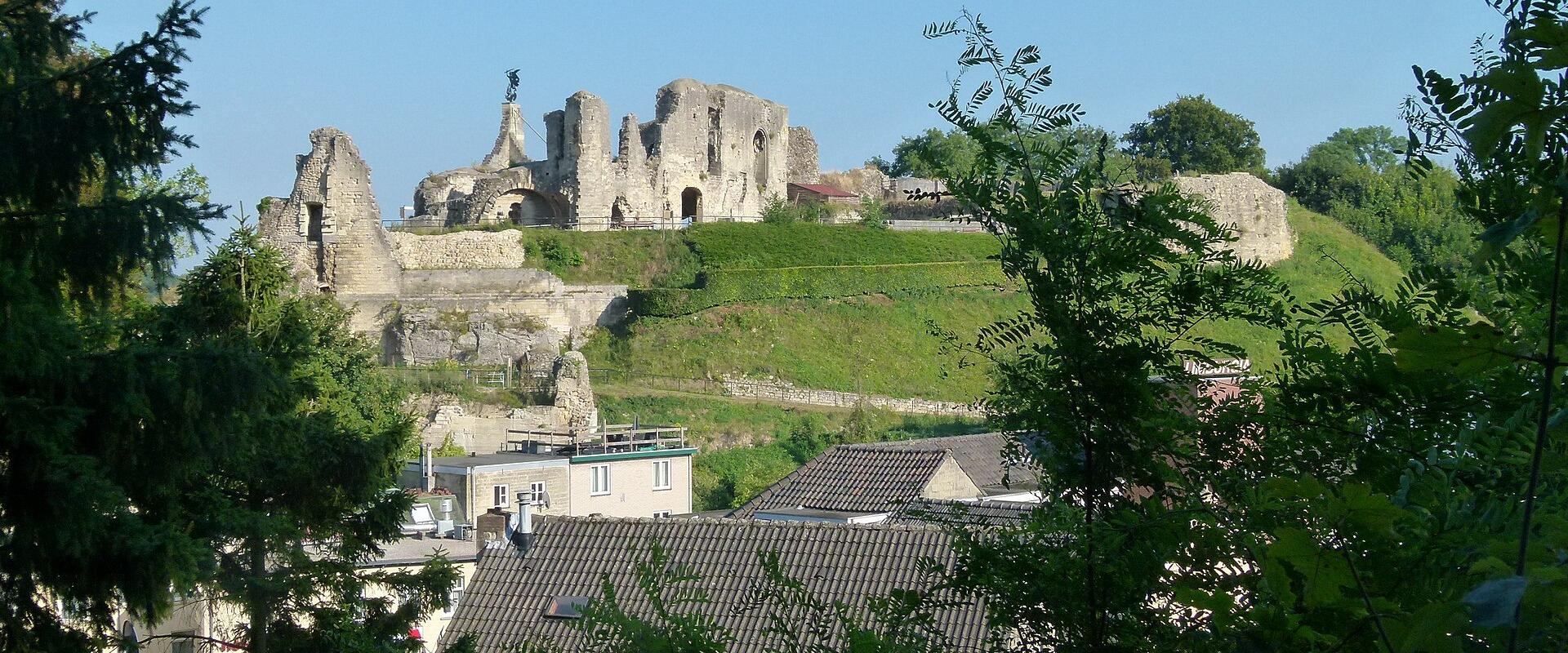 The castle ruins above Valkenburg aan de Geul