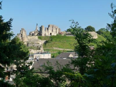 The castle ruins above Valkenburg aan de Geul