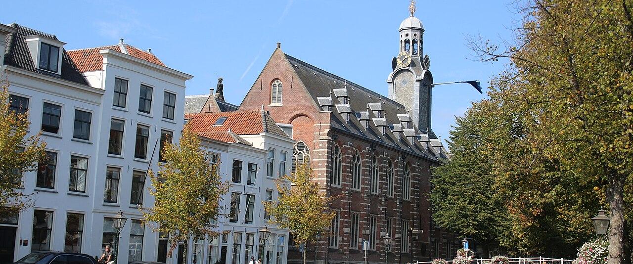 The Academiegebouw on the Rapenburg canal in Leiden