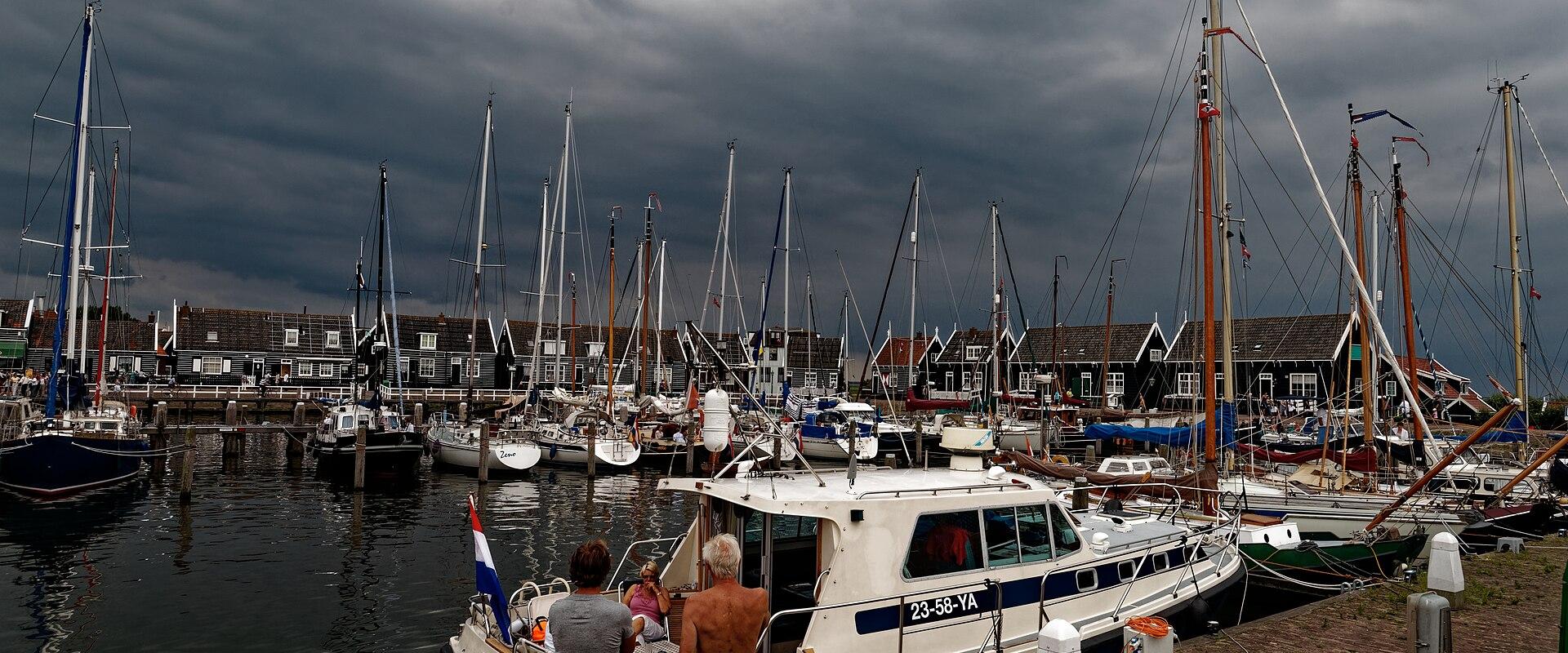 Boats in Marken harbour