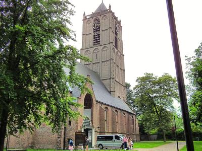 Sint-Maartenskerk, the Grote Kerk of Tiel, with its brick tower