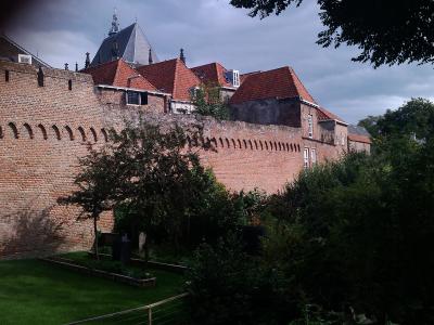 The medieval city walls of Zutphen