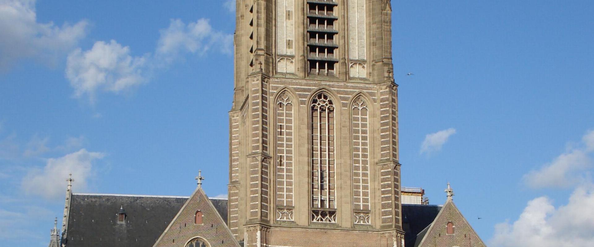 The tower of the Sint-Laurenskerk in Rotterdam