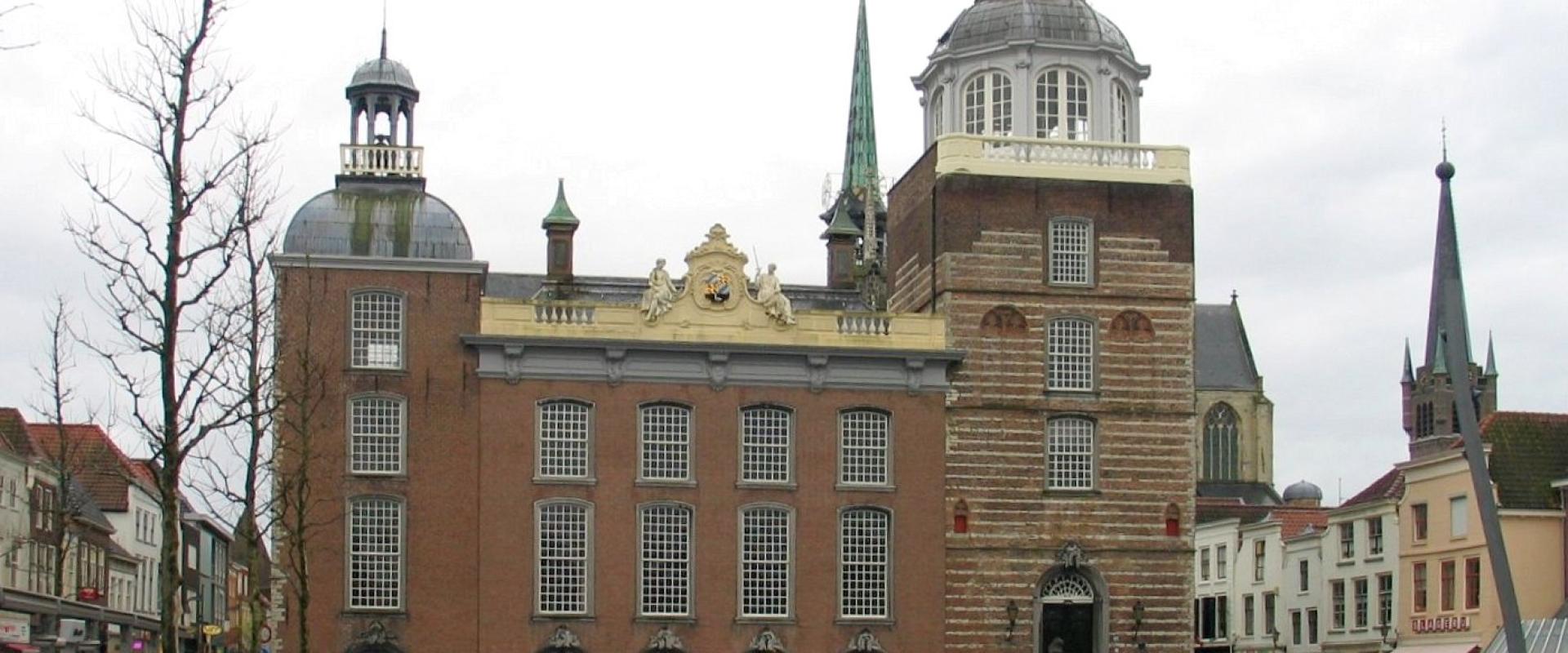 Stadhuis Goes on the Grote Markt with its rococo tower