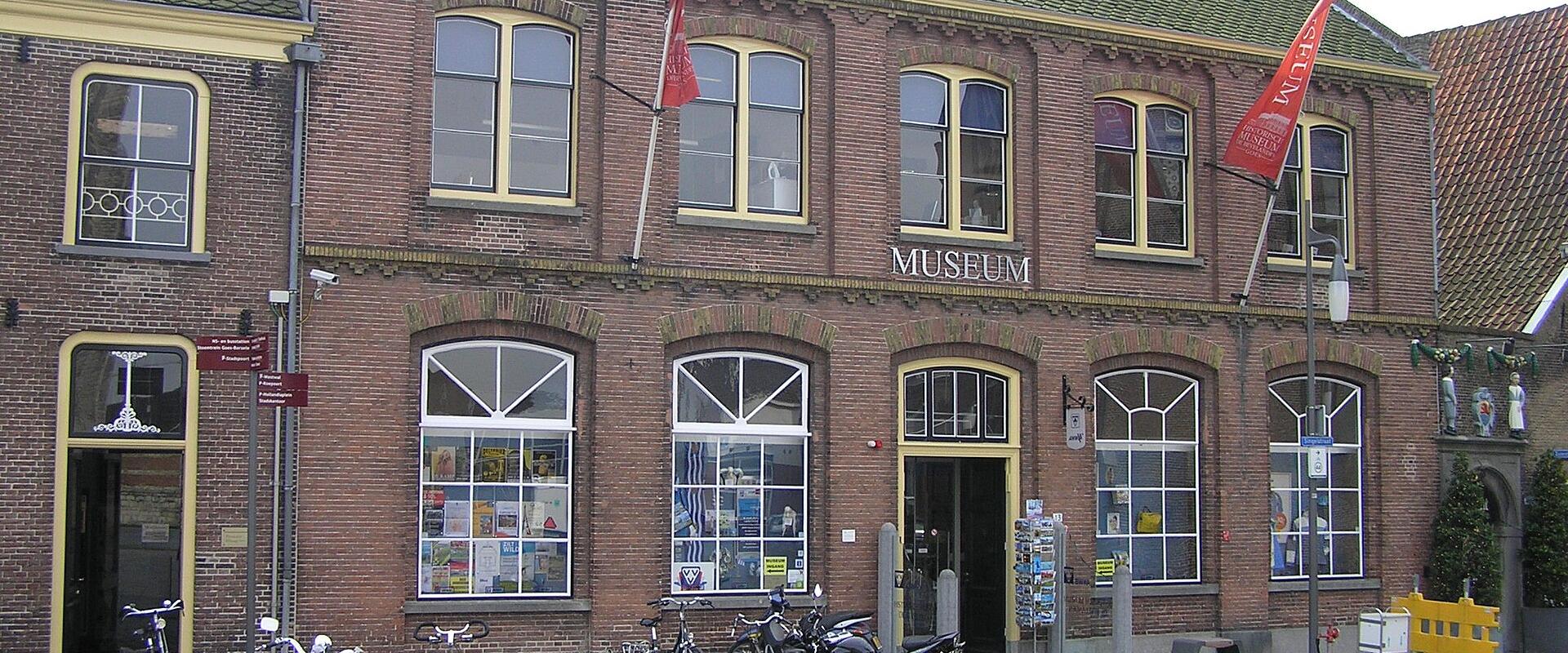 Front of the Historisch Museum De Bevelanden on Singelstraat in Goes