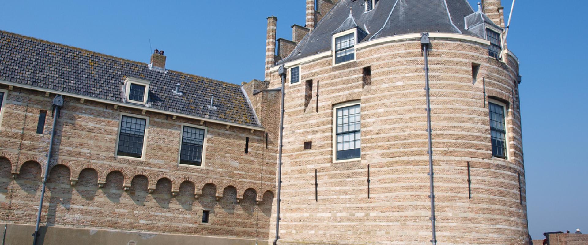 The Campveerse Toren on the harbour front at Veere