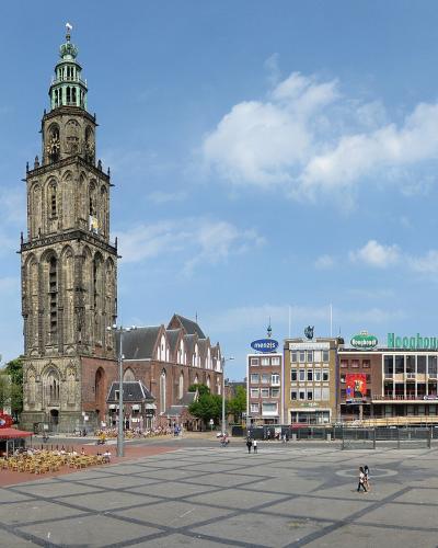 The Grote Markt and the Martinitoren in Groningen