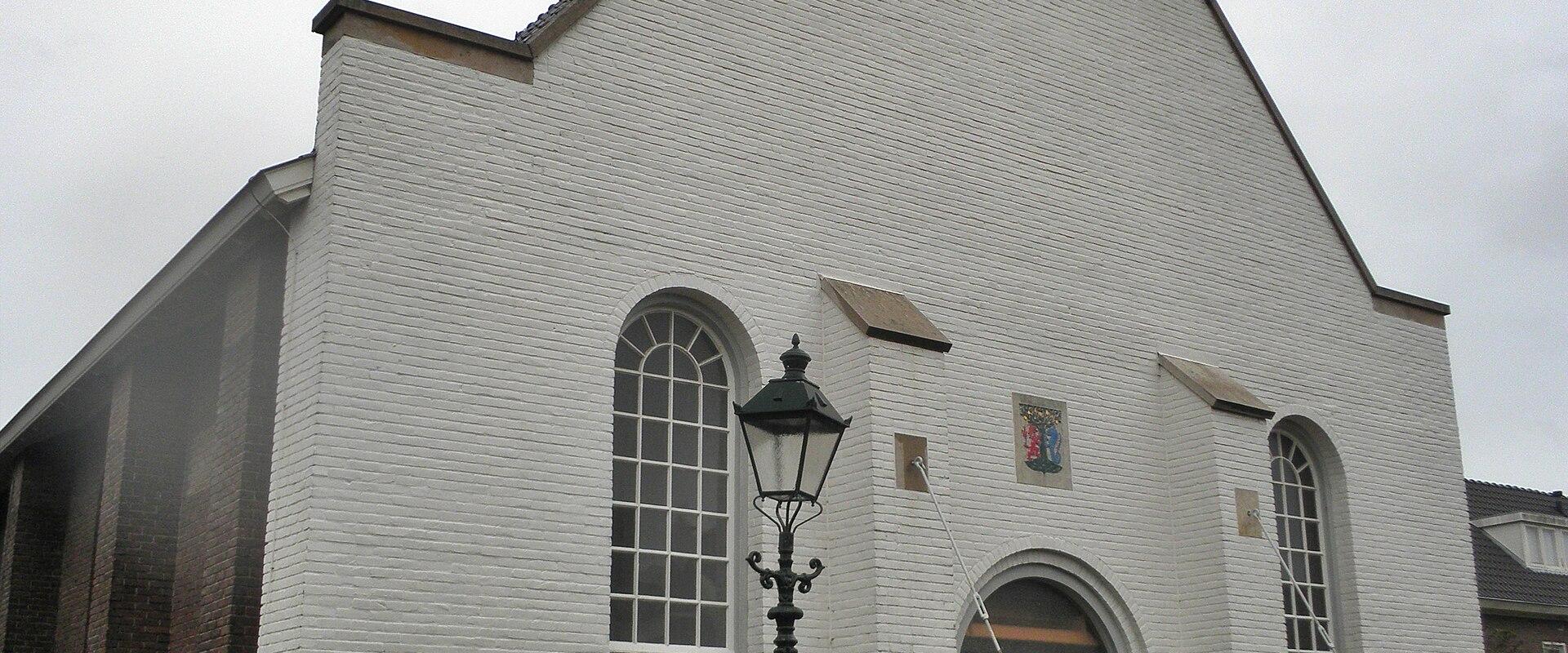 The white village church in West-Terschelling