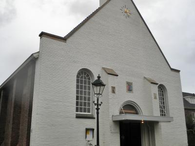 The white village church in West-Terschelling