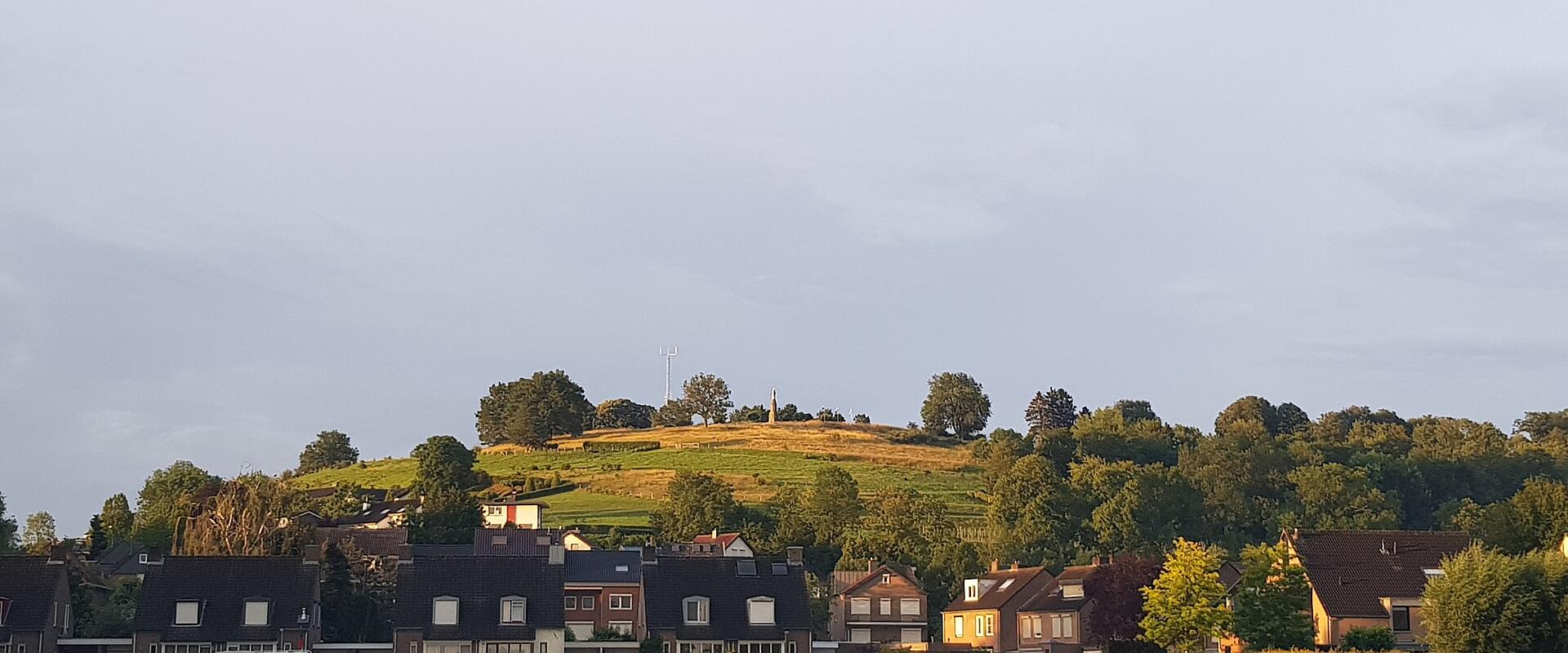 The Gulperberg rising above the houses of Gulpen