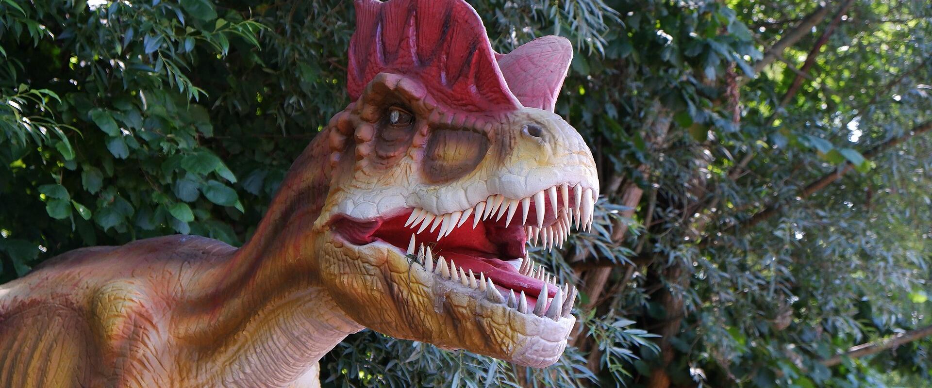 Dinosaur model at Dinoland Zwolle
