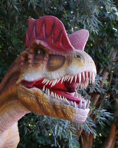 Dinosaur model at Dinoland Zwolle