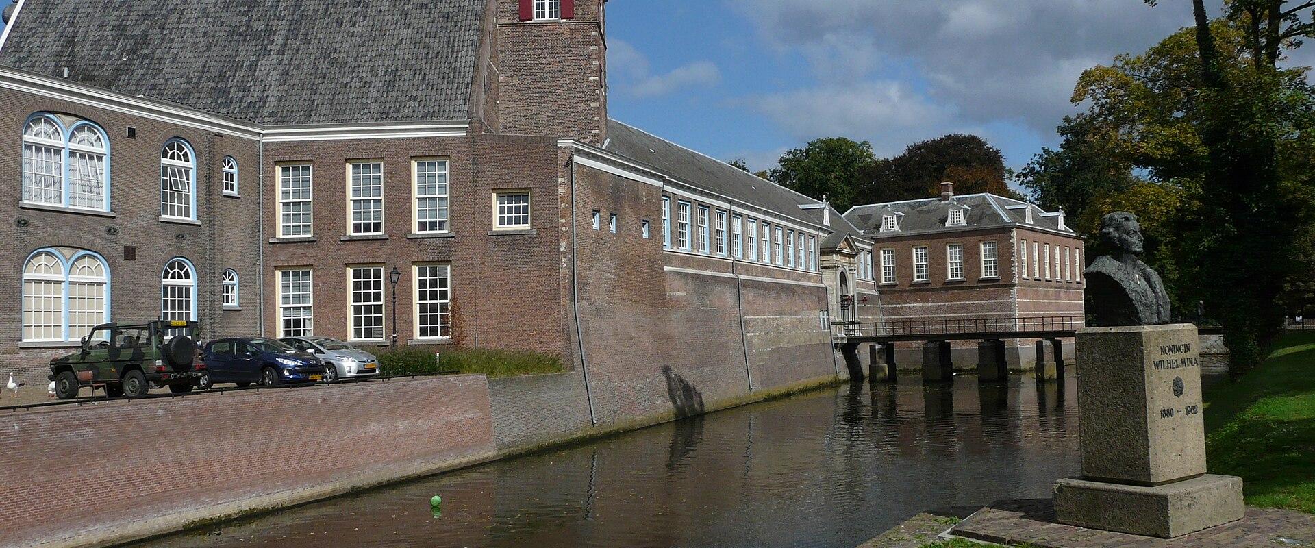 Breda Castle above its moat