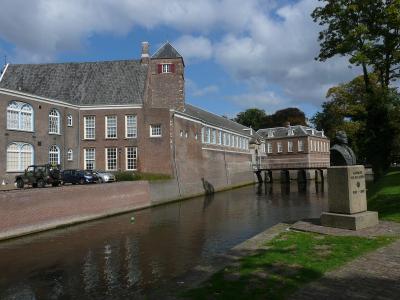 Breda Castle above its moat