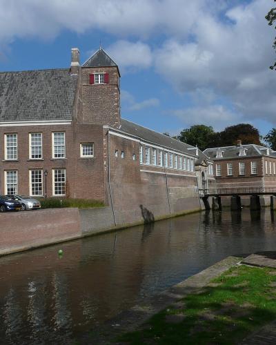 Breda Castle above its moat