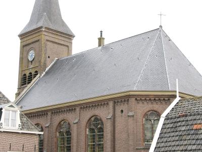 The village church on the former island of Marken