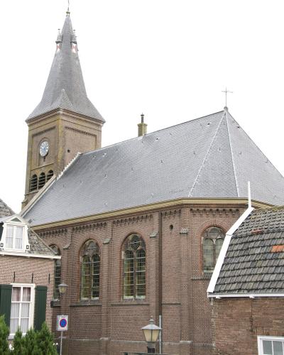 The village church on the former island of Marken