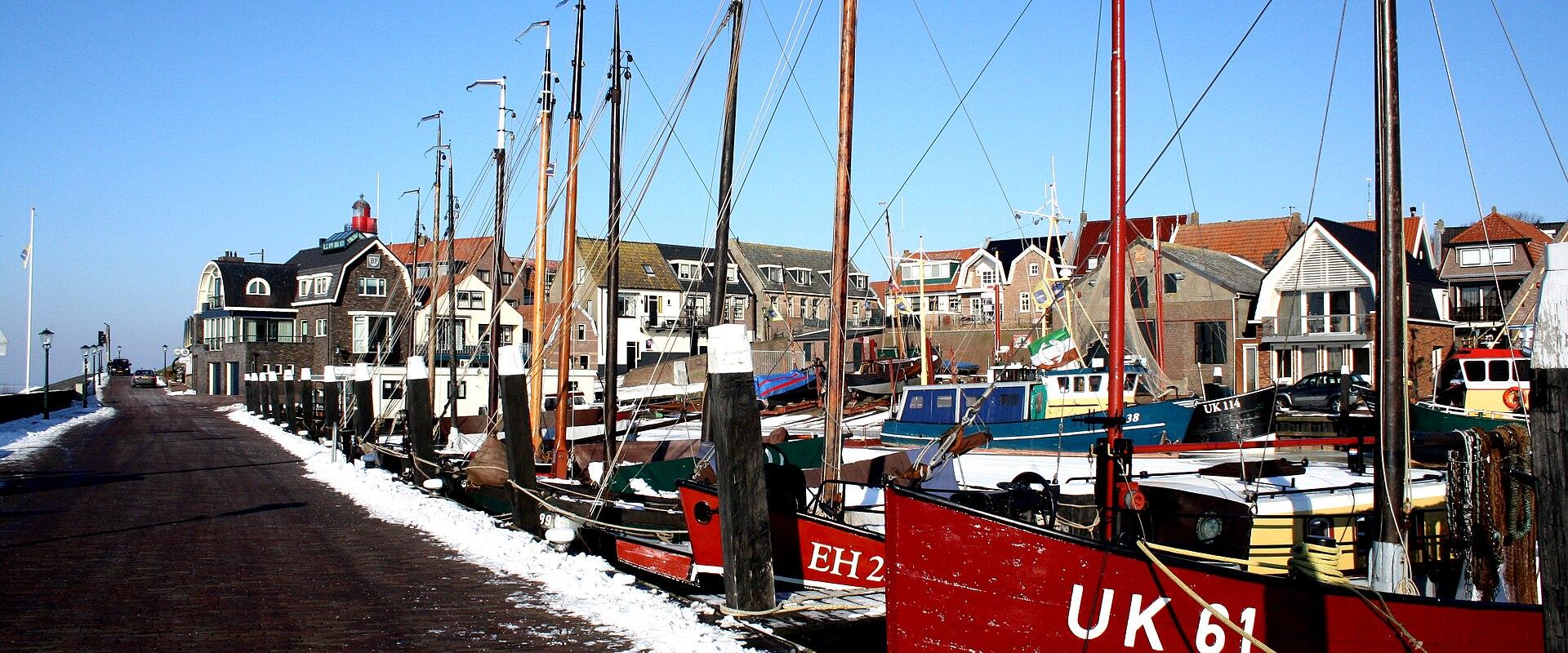 Fishing boats in Urk harbour